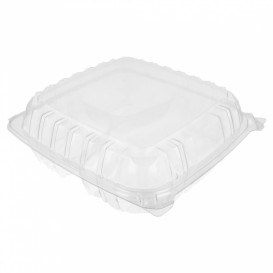 Miski z Pokrywką na Zawiasie OPS 3 C. "Clear Seal" 4070ml (200 Sztuk)