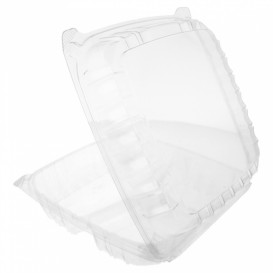 Miski z Pokrywką na Zawiasie OPS 3 C. "Clear Seal" 4070ml (200 Sztuk)