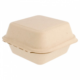 Pudełka na Burgeri Trzciny Cukrowej 152x152x84mm (50 Sztuk)