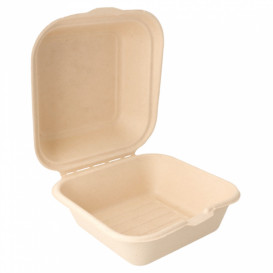 Pudełka na Burgeri Trzciny Cukrowej 152x152x84mm (50 Sztuk)