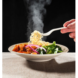 Miski Trzciny Cukrowej Bagasse Noodle Naturalne 710ml (400 Sztuk)