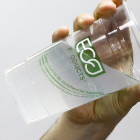 Kubki Skrobia Kukurydziana PLA "Green Stripe" 590ml (1.000 Sztuk)