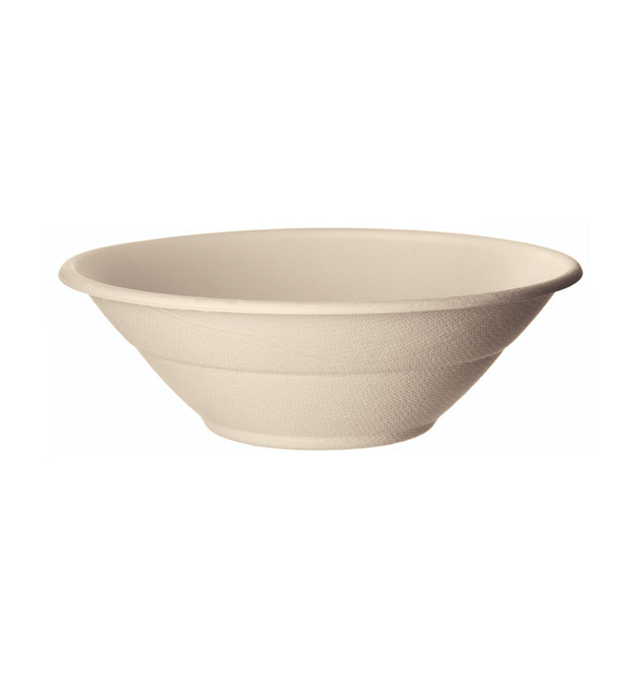 Miski Trzciny Cukrowej Bagasse Noodle Naturalne 940ml (400 Sztuk) Miski Trzciny Cukrowej Bagasse Noodle Naturalne 940ml (400 Sztuk)