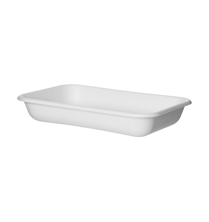 Pojemniki Ekologiczne Białe 355ml 18,0x12,0x2,7 cm (50 Sztuk) Pojemniki Ekologiczne Białe 355ml 18,0x12,0x2,7 cm (50 Sztuk)