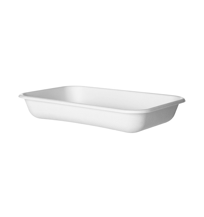 Pojemniki Ekologiczne Białe 710ml 21,5x14,0x4,0 cm (400 Sztuk) Pojemniki Ekologiczne Białe 710ml 21,5x14,0x4,0 cm (400 Sztuk)