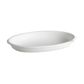 Pojemniki Ekologiczne Oval Białe 710ml (50 Sztuk)