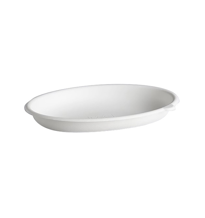 Pojemniki Ekologiczne Oval Białe 710ml (50 Sztuk) Pojemniki Ekologiczne Oval Białe 710ml (50 Sztuk)