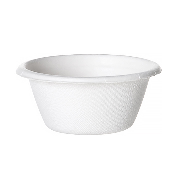 Miski Trzciny Cukrowej Bagasse Białe 60ml (50 Sztuk) Miski Trzciny Cukrowej Bagasse Białe 60ml (50 Sztuk)