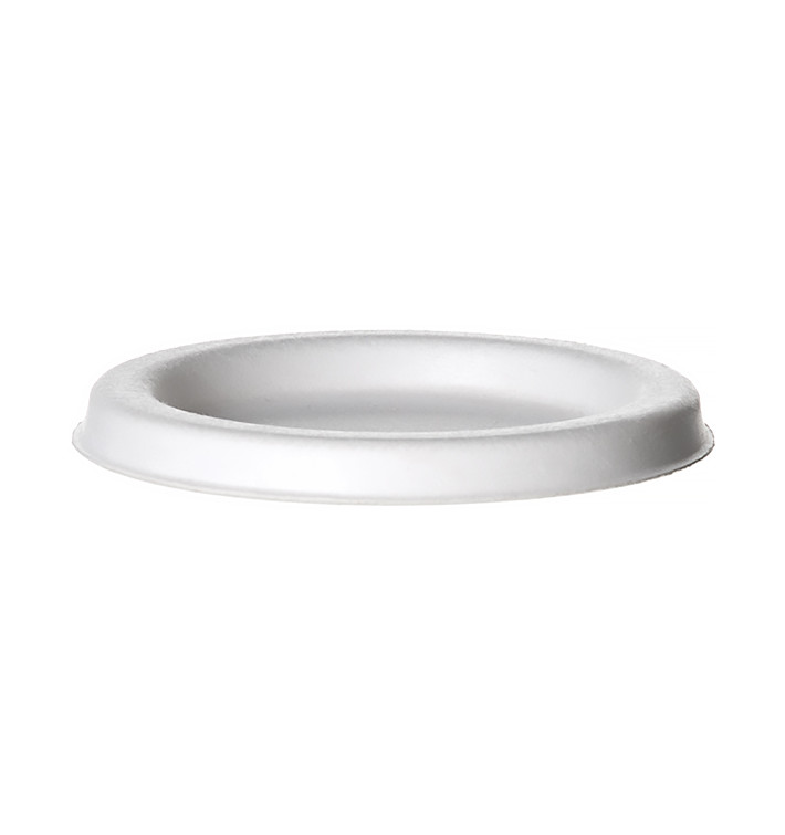 Sucarcane Lid Container Bagasse White 120ml (50 Units) Sucarcane Lid Container Bagasse White 120ml (50 Units)