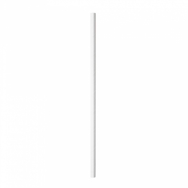 Słomki Prosto Papierowe Białe w Papierku Kraft Ø6mm 21cm (250 Sztuk)