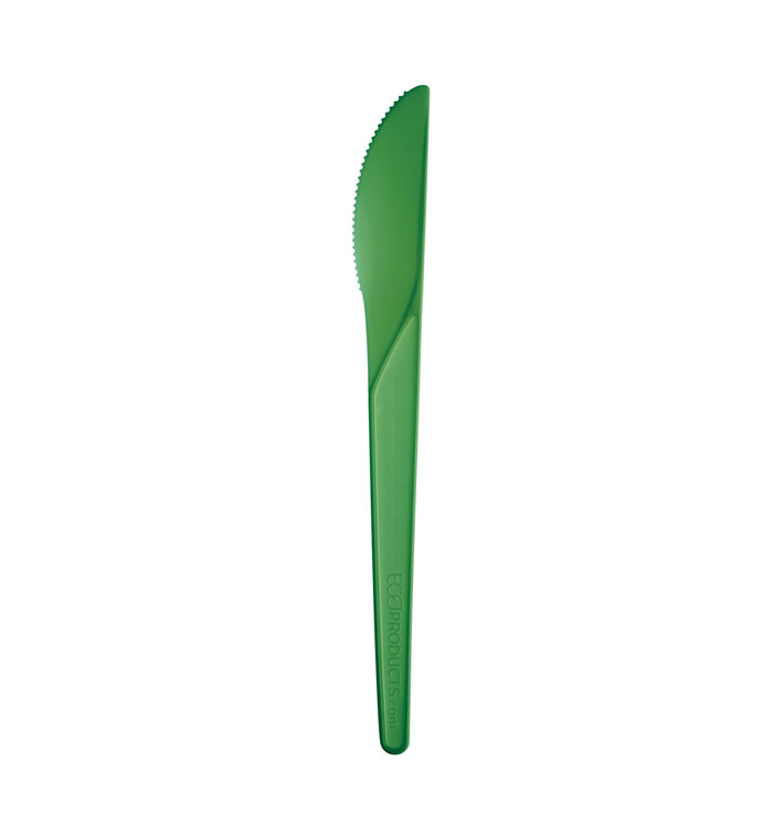 Nóż Kompostowanie CPLA Zielone 17,2 cm (1.000 Sztuk) Nóż Kompostowanie CPLA Zielone 17,2 cm (1.000 Sztuk)