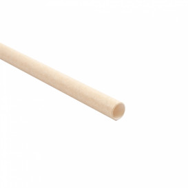 Słomki Prosto Papierowe Kraft Slushie Ø8mm 21cm (3000 Sztuk)