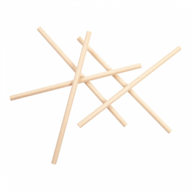 Słomki Prosto Papierowe Kraft Slushie Ø8mm 21cm (250 Sztuk)