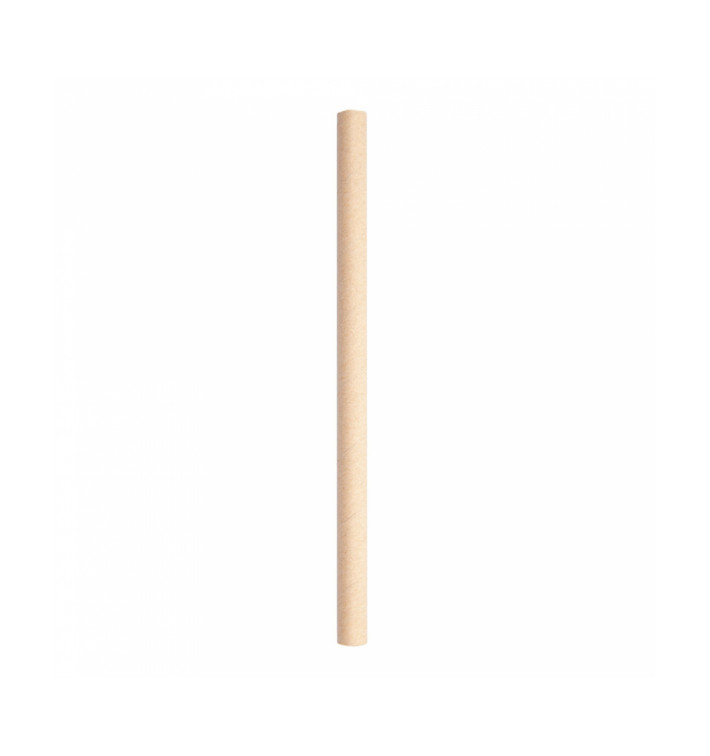 Słomki Prosto Papierowe Kraft Slushie Ø8mm 14cm (6000 Sztuk) Słomki Prosto Papierowe Kraft Slushie Ø8mm 14cm (6000 Sztuk)