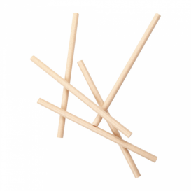 Słomki Prosto Papierowe Kraft Slushie Ø10mm 21cm (50 Sztuk)
