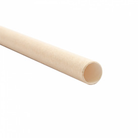Słomki Prosto Papierowe Kraft Slushie Ø10mm 21cm (2400 Sztuk)