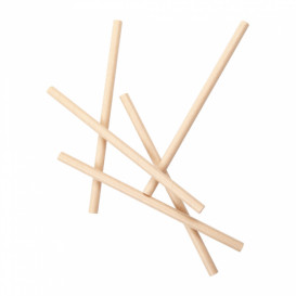 Słomki Prosto Papierowe Kraft Slushie Ø10mm 21cm (2400 Sztuk)