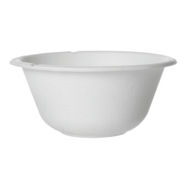 Miski Trzciny Cukrowej Bagasse Białe 235ml (50 Sztuk)