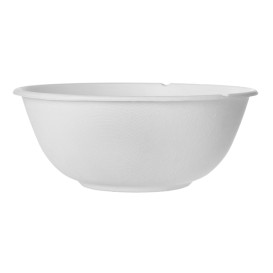 Miski Trzciny Cukrowej Bagasse Białe 1360ml (400 Sztuk)