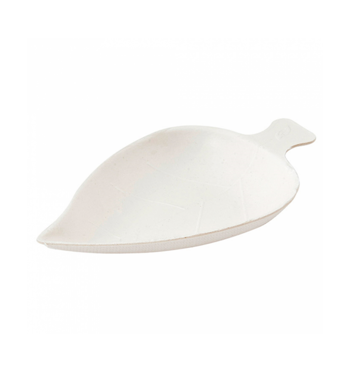 Sugarcane Mini Plate White 8x5,5cm (500 Units) Sugarcane Mini Plate White 8x5,5cm (500 Units)