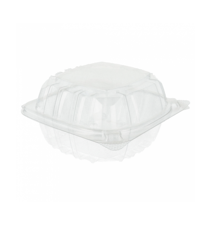 Miski z Pokrywką na Zawiasie OPS "Clear Seal" 167ml (125 Sztuk) Miski z Pokrywką na Zawiasie OPS "Clear Seal" 167ml (125 Sztuk)