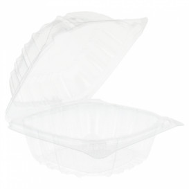Miski z Pokrywką na Zawiasie OPS "Clear Seal" 167ml (500 Sztuk)