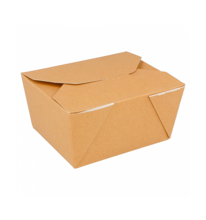 Pudełka na Wynos Kartonowe Amerykanin Naturalne 11,3x9x6,4cm 780ml (50 Sztuk) Pudełka na Wynos Kartonowe Amerykanin Naturalne 11,3x9x6,4cm 780ml (50 Sztuk)