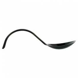 Łyżeczki do Degustacji z Krzywa Uchwytami Czarni 130 mm (500 Sztuk)