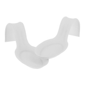 Mini Łyżka Trzciny Cukrowej Białe 12x4cm (600 Sztuk)