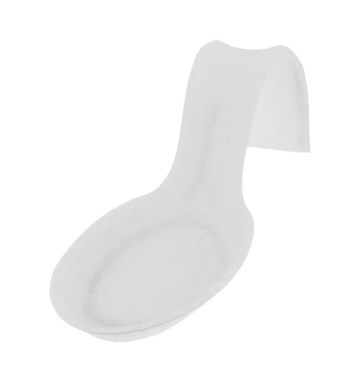 Mini Łyżka Trzciny Cukrowej Białe 12x4cm (600 Sztuk) Mini Łyżka Trzciny Cukrowej Białe 12x4cm (600 Sztuk)