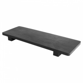Tacki Finger Food Bambusowe - Opakowanie na wynos Czarni na Sushi 30x11x2,5cm (1 Sztuk)