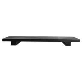 Tacki Finger Food Bambusowe - Opakowanie na wynos Czarni na Sushi 30x11x2,5cm (40 Sztuk)