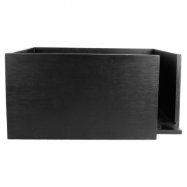 Serwetnik Bambusowe Czarni 21x21x10cm (1 Sztuk)