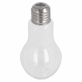 Butelka Żarówka Przezroczyste PET 100ml z Kapsel (25 Sztuk)