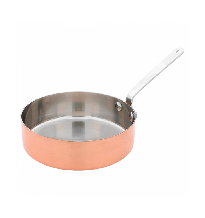 Mini Patelnia Snackholder Stal Miedziane Ø12x3,5cm (1 Sztuk) Mini Patelnia Snackholder Stal Miedziane Ø12x3,5cm (1 Sztuk)
