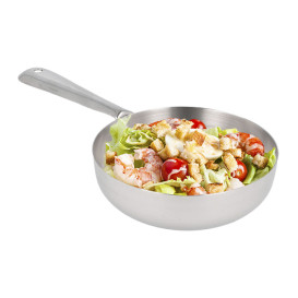 Mini Patelnia Snackholder Stal Ø11,5x3,5cm (12 Sztuk)