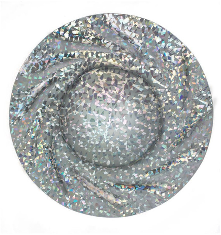 Talerz Papierowe Okrągłe Srebro Gaudi Akwarium 350 mm (100 Sztuk) Talerz Papierowe Okrągłe Srebro Gaudi Akwarium 350 mm (100 Sztuk)