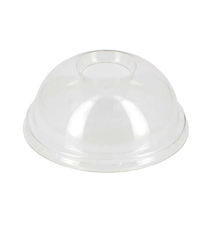 Dekiel Wypukłi z Otworem Kubki PET i PLA 265, 364, 425 i 550ml Ø9,5cm (2000 Sztuk) Dekiel Wypukłi z Otworem Kubki PET i PLA 265, 364, 425 i 550ml Ø9,5cm (2000 Sztuk)