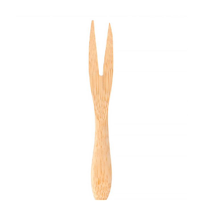 Mini Widelczyki Bambusowe do Degustacji 9cm (50 Sztuk) Mini Widelczyki Bambusowe do Degustacji 9cm (50 Sztuk)