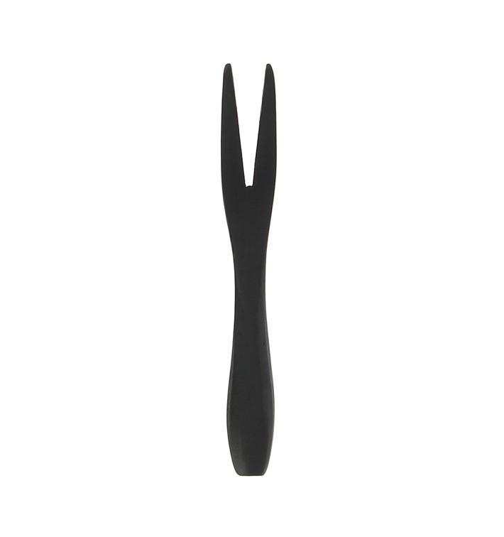 Mini Widelczyki Bambusowe do Degustacji Czarni 9 cm (50 Sztuk) Mini Widelczyki Bambusowe do Degustacji Czarni 9 cm (50 Sztuk)