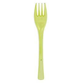 Widelczyki Plastikowe Fly Zielony Limonka Przezroczyste 140mm (3000 Sztuk)