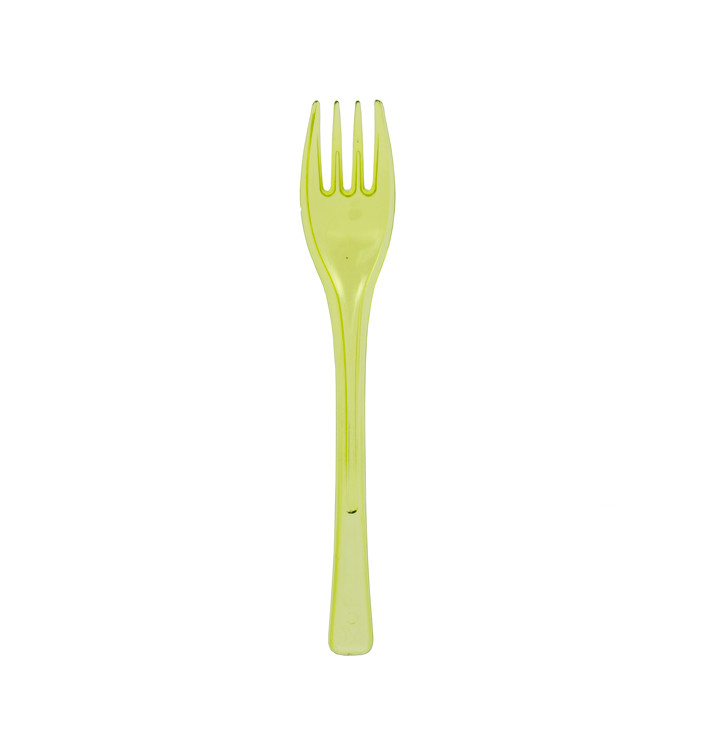 Widelczyki Plastikowe Fly Zielony Limonka Przezroczyste 140mm (3000 Sztuk) Widelczyki Plastikowe Fly Zielony Limonka Przezroczyste 140mm (3000 Sztuk)