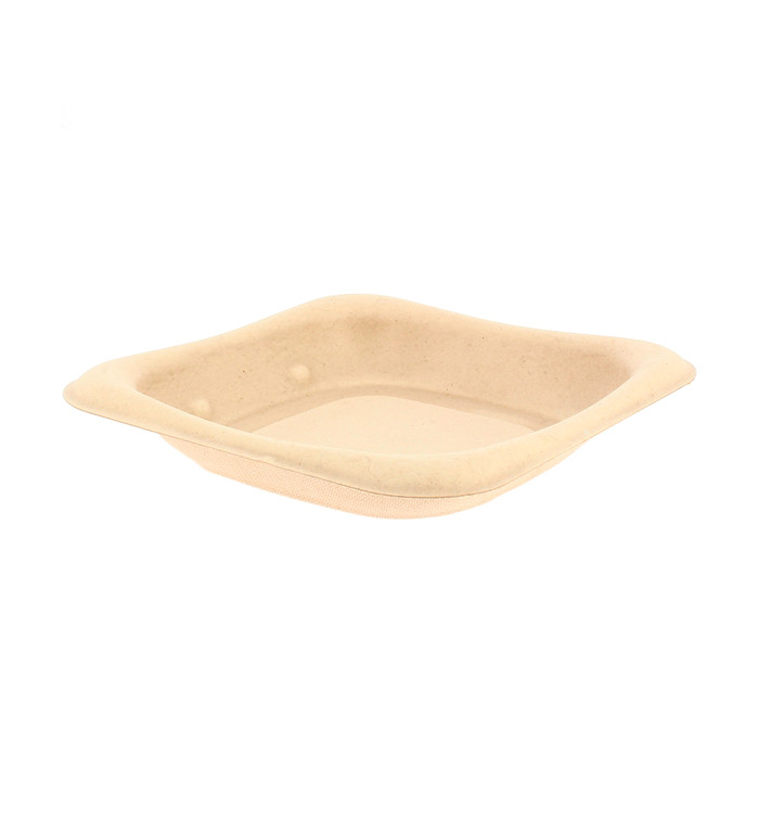 Pojemniki Trzciny Cukrowej 13x13cm (50 Sztuk) Pojemniki Trzciny Cukrowej 13x13cm (50 Sztuk)