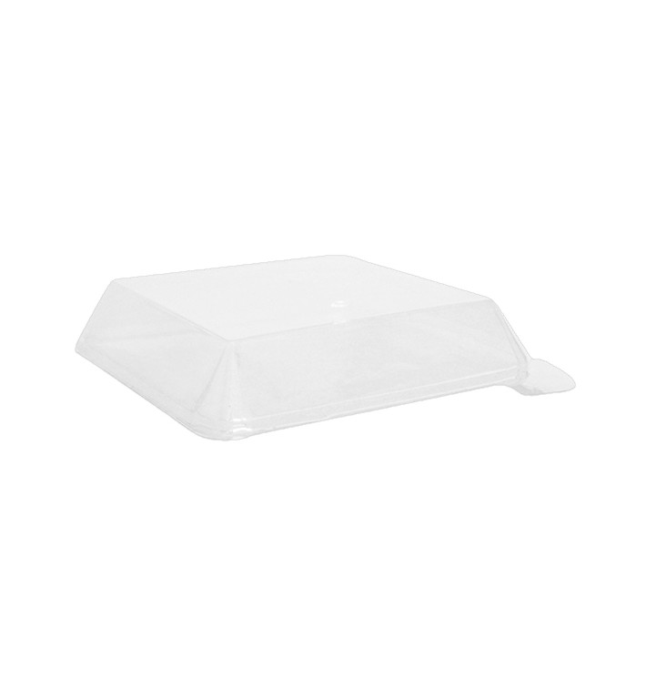 Pokrywka Plastikowe PET Przezroczyste 14,1x14,1cm (100 Sztuk) Pokrywka Plastikowe PET Przezroczyste 14,1x14,1cm (100 Sztuk)
