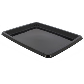 Tacki Plastikowe Prostokątny Czarni 316x265x20mm (25 Sztuk)
