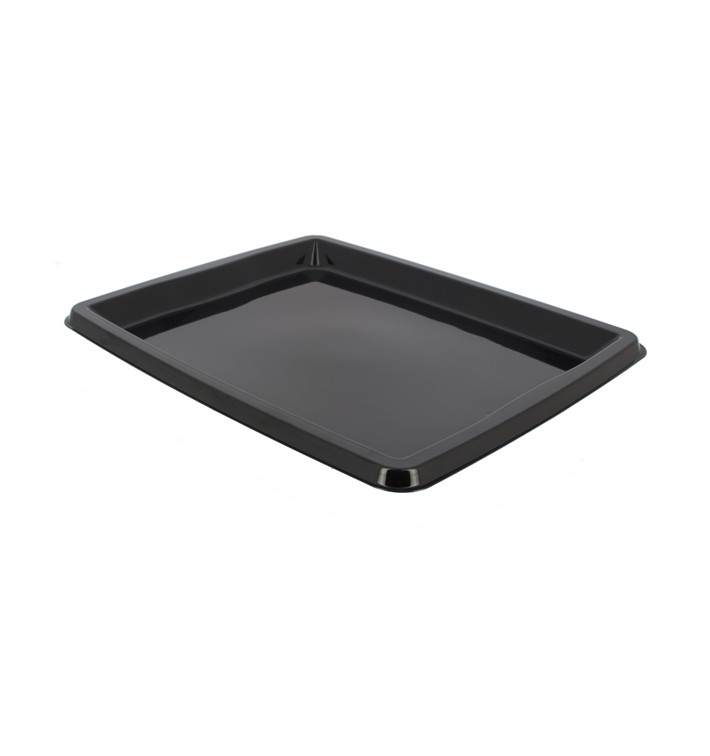 Tacki Plastikowe Prostokątny Czarni 316x265x20mm (25 Sztuk) Tacki Plastikowe Prostokątny Czarni 316x265x20mm (25 Sztuk)