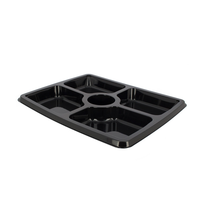 Tacki Plastikowe 5C Prostokątny Czarni 316x265x30mm (25 Sztuk) Tacki Plastikowe 5C Prostokątny Czarni 316x265x30mm (25 Sztuk)