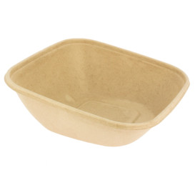 Pojemniki Trzciny Cukrowej "Vision" 750ml 190x190x70mm (50 Sztuk)
