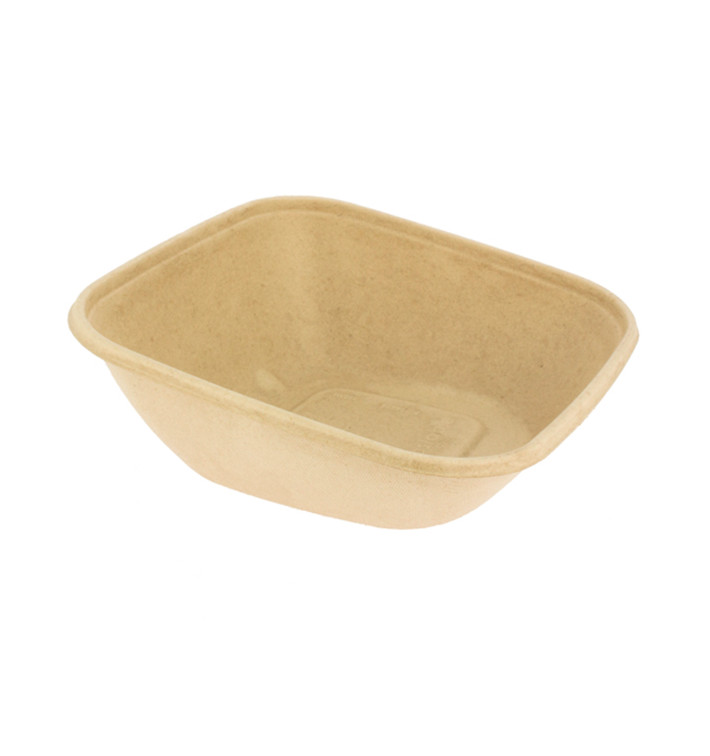 Pojemniki Trzciny Cukrowej "Vision" 750ml 190x190x70mm (300 Sztuk) Pojemniki Trzciny Cukrowej "Vision" 750ml 190x190x70mm (300 Sztuk)