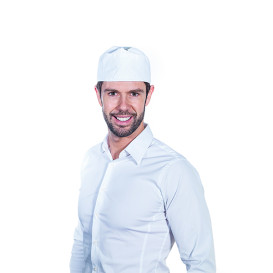 Cap with Mesh Cotton White (1 Unit)